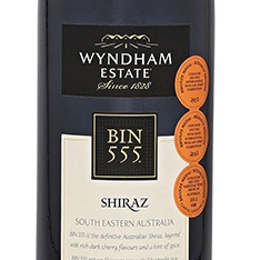 Shiraz Bin 555 Wyndham Estate South Eastern Australia 2008